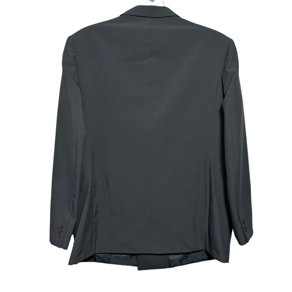 MNY Designed in Italy Collezioni Gray Double Breasted Suit Jacket Blazer 50L EUC - Picture 2 of 12